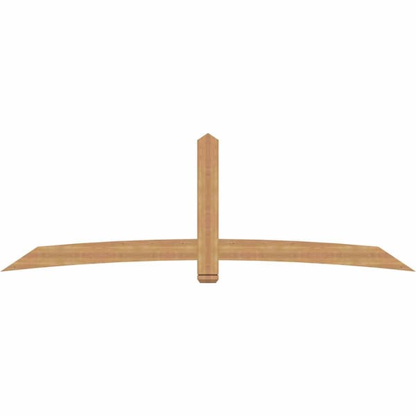 Ekena Millwork Bellingham Timber Gable Bracket, Western Red Cedar, 108"W x 36"H x 1 1/2"D x 5 1/2"F, 8/12 Pitch GBW108X36X0206BEL00SWR - main